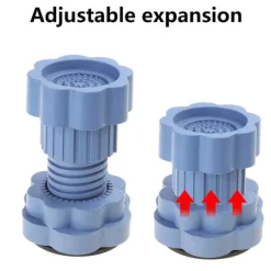 4 stk. Universal Justerbar Højde Vaskemaskine Fødder Pads Antivibration