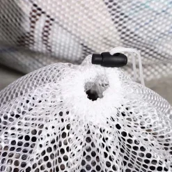 4 stk. Vasketøjsnet, Vasketasker med snøre Genanvendelig Mesh Vaskeri