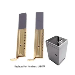 4 stk./sæt Vaskemaskine Motor Kulbørste Indsats L94MF7 til Vaskemaskine[D] GoldBlack Gray