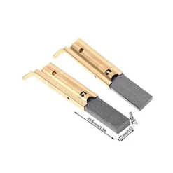4 stk./sæt Vaskemaskine Motor Kulbørste Indsats L94MF7 til Vaskemaskine[D] GoldBlack Gray