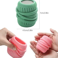 3 Styk Vaskemaskinebolde Cylindrisk Vaskemaskine Vaskemaskinebold til