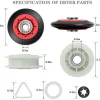 4392067 Tørretumbler Reparationskit Til , , , Tørretumbler Inkluderer Wpw10314173 Tromle Rulle