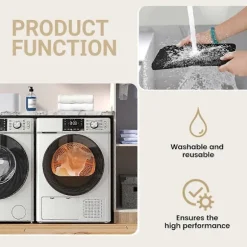 8 Udskiftningsfiltre 2964840100 til Beko Tørretumbler Varmepumpetørrer, Svampefilter til Beko Grundig Blom (FMY)