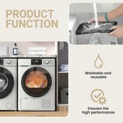 8 Udskiftningsfiltre 2964840100 til Beko Tørretumbler Varmepumpetørrer, Svampefilter til Beko Grundig Blom (FMY)