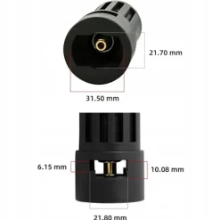 Adapter 1/4 QC til K Bayonet – Hurtig Montering | 160 Bar | Kompatibel med Kärcher K2, K3