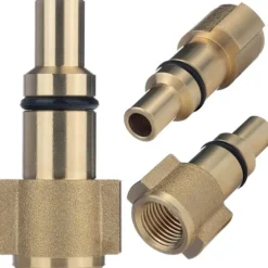 Adapter Bayonet til Hogtryksrenser – Messing | 1/4