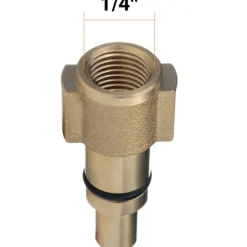 Adapter Bayonet til Hogtryksrenser – Messing | 1/4