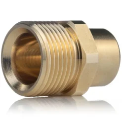 Adapter M22 til 1/4 Tomme til Hogtryksrenser – Messing | 14 Mm Stift | Kompatibel med Kranzle K1050, K1152