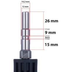 Adapter til Højtryksrenser Nilfisk QC/Kranzle D12 til Kärcher K Bayonet – Nem Montering | 160 Bar | Kompatibel med Nilfisk, Kranzle K2160 TS