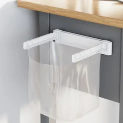 Affaldsposeholder Hængende poseholder Skraldeposeramme White