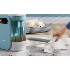 Afhenter Shampoo - PHILIPS Spot Cleaner XW3193/11 - Rengør forskellige tekstiloverflader - Bred børste - Auto Clean Sidenblå och silkesvit