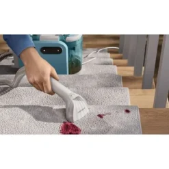 Afhenter Shampoo - PHILIPS Spot Cleaner XW3193/11 - Rengør forskellige tekstiloverflader - Bred børste - Auto Clean Sidenblå och silkesvit