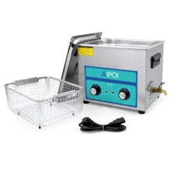 AIPOI Ultrasonic Rengøringsmiddel, 35W Effekt, Flere Kapaciteter, 10L, EU