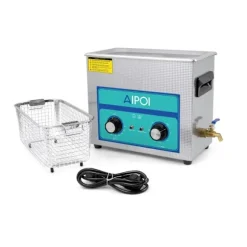 AIPOI Ultrasonic Rengøringsmiddel, 35W Effekt, Flere Kapaciteter, 6.5L, EU