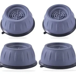 Anti-vibrationsfødder - Ikke specificeret - 4 stk. - Hvid - Støjreduktion - Skridsikker