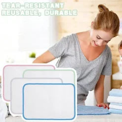 Beskyttende Strygeklud Varmebestandig Mesh Strygebeskytter Skåne-Strygeklud til Tøj Blue 40x90cm