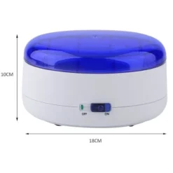 (blå og hvid) Ultralydsrenser - Ikke specificeret - Rengøringsmaskine - 20 watt - 600 ml - Blå og hvid blue and white