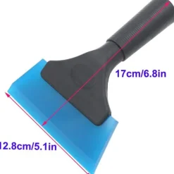 (Blå) 2-pak Silikon Squeegee, Gummiskrapa til Bilruder/C