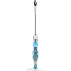 BLACK+DECKER - FSM16CD-QS - 3-i-1 dampvasker 1600W - 2 mikrofiber + 1 tæppeaccessorie inkluderet - 6M kabel Vit, blå, grå
