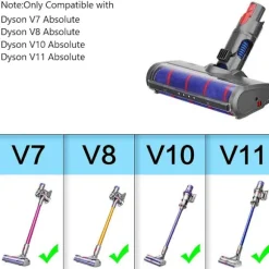 Blød rullebørste til Dyson V7/V8/V10/V11 Absolute Motorhead Stick Støvsuger