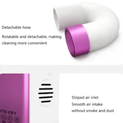 Bærbar Elektrisk Tørretumbler Multifunktionel, Kan Tørre Tøj Selv På Regnvejrsdage, Og Kan Tidsindstilles Purple