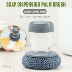 Børste & agrave; Palm Dispenser Sæbe, Børste & agrave; Ståltrådskugler & agrave; Automatisk Væsketilsætning, Service Clea [DB]