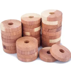 Cederträ Brickor Anti-Insekt och Fuktabsorberande 10-PACK Brun