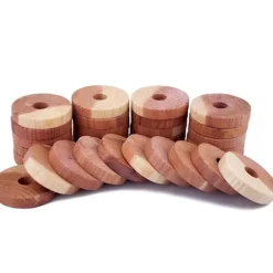 Cederträ Brickor Anti-Insekt och Fuktabsorberande 10-PACK Brun