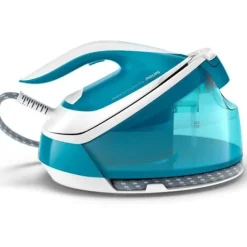 Centrale Kedel - PHILIPS - GC7920/20 - PerfectCare Performer - 6.5 bar - 1.5L - Blå/Hvid Hvid og cyanblå