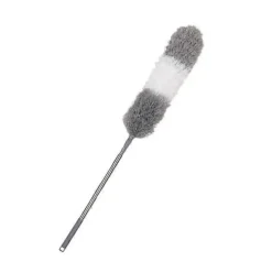 Clean Home Mikrofiber Teleskopisk Støvkost Udtrækkelig Rengøringsstøvkost Støvbørste Fjerstøvkost (FMY) gray