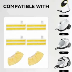 Dampmoppepuder til Karcher EasyFix SC2 SC3 SC4 damprenser [DB] As Shown