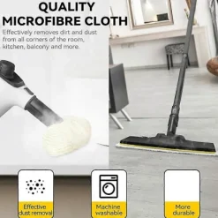Dampmoppepuder til Karcher EasyFix SC2 SC3 SC4 damprenser [DB] As Shown