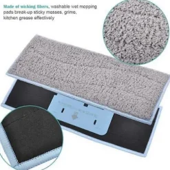 Damprenser Gulvkludepuder + Moppebetræk Til Karcher Easyfix Sc1 Sc2 Sc3 Sc4 Husholdningsfejemaskine Rengøringsværktøj Udskiftning
