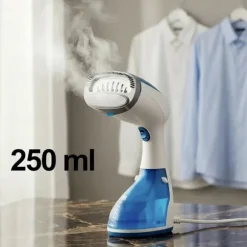 Dampstryger med ledning 1500W og 250ml tank Højtydende Sokany Hvid / Blå Vit