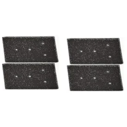 Db-filter til tørretumbler 4-pak Whirlpool 481010716911 Black