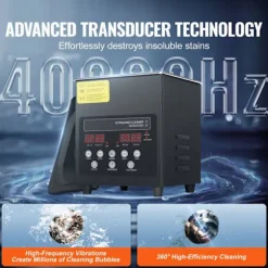 Digital Ultrasonisk Rengører-Duoku-2 L-Ultrasonisk Rengøringsapparat 60 W-med Bløde og Optimale Affgasningsindstillinger