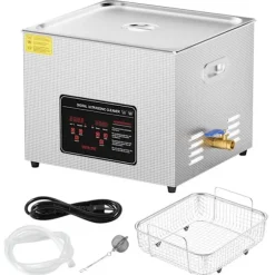 Digital Ultrasonisk Renser-Duoku-15 L-Ultrasonisk Renseapparat 360 W med Timer-Varme og Kurv