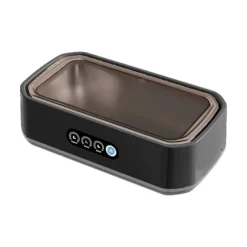 Dybderensende ultralyds smykkerenser til ringe, briller og mere, 3 tilstande, 650 ml vandtank - sort black