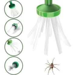 Edderkoppefanger Langt Håndtag 74cm Sammenfoldeligt Design Insektfanger Edderkoppefanger Ekstra Langt Håndtag Fjerner Humane Edderkopper, Insekter, Mejetærsker, Hvepse | Fyndiq