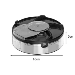 Elektrisk Flue Automatisk USB Aftagelig Fluefanger til Udendørs Ranch (FMY) Black Plug in 16cmx16cmx5cm