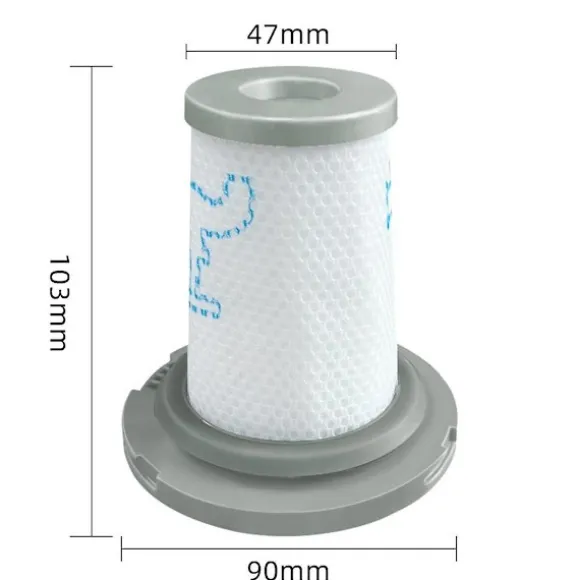 Ersætningsfilter ZR009006 til trådløse støvsugere X-Force Flex 8.60 X-Pert 6.60, vaskbart As Shown