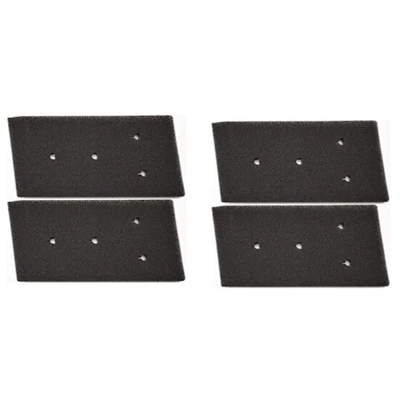 Filter til tørretumbler 4-pak Whirlpool 481010716911 Svart