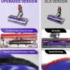 Filtringsfrit mundstykke med anti-filtring børstehoved til Dyson V7, V8, V10, V11, V15, SV10, SV11, SV12, SV14 støvsugere