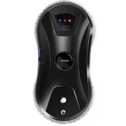 Fjernbetjening Vinduespudser Robot, 5m Ledning, Avanceret Sikkerhedssystem,Sort, EU, Ja Black black