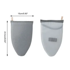 Garment Steamer Strygehandske Anti Steam Mitt med fingerløkke White 1PC