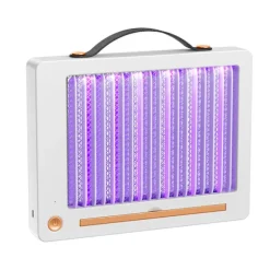 Genopladelig Ultra-Stille LED Myggemiddel 20X26CM 1200mAh White