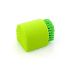 GETIT Mini Shape Kreativ Mini Multifunktionel Skrubbebørste Nylonbørster Vinduesrens Grøn 7.7x5.5x5.7cm Badekarrens 1 stk.