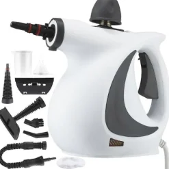 GETIT Trykdamprenser Kompatibel med Hjem Håndholdt Trykdamprenser Kompatibel med Sofa Tøj Bilsæder Køkken (UK)