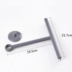 Glas Visker Bruser Skraber GRÅ grey