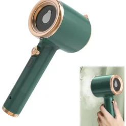 (Grøn) Mini folde strygejern, foldbart dampstrygejern (med 50 ml vandtank), 180 graders foldbar strygemaskine, mini rejsejern, egnet til hjem og rejser | Fyndiq